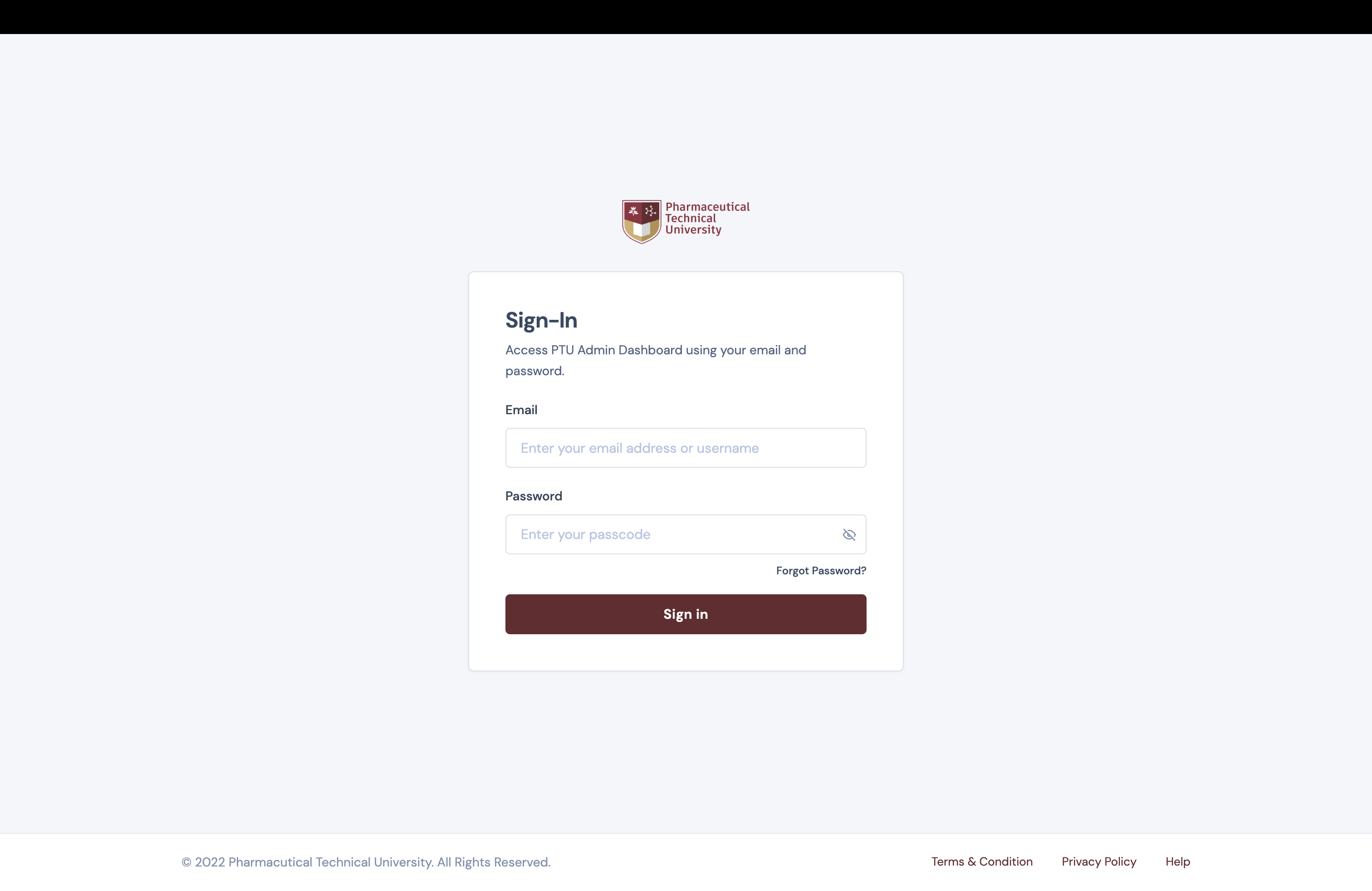Application & HRM Admin Dashboard